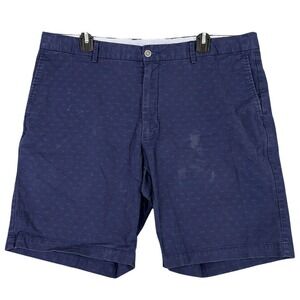 Peter Millar Mens 38 Blue Cargo Cotton Outdoors Waist Relaxed Casual Golf Preppy